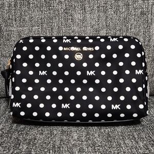 Authentic Polka Dot Michael Kors Makeup Case.